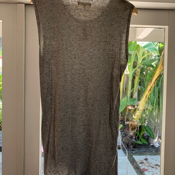 Madewell Speckled Twist Tunic Tank Top Size L - Picture 6 of 7